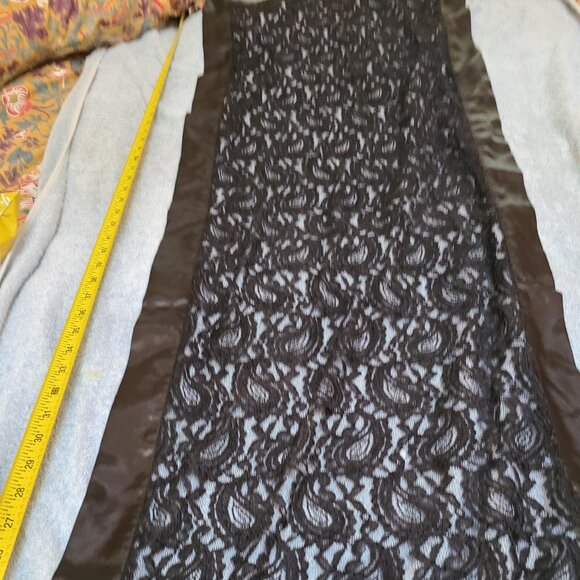 Black Lacy evening wrap -- long and lightweight - Picture 1 of 5